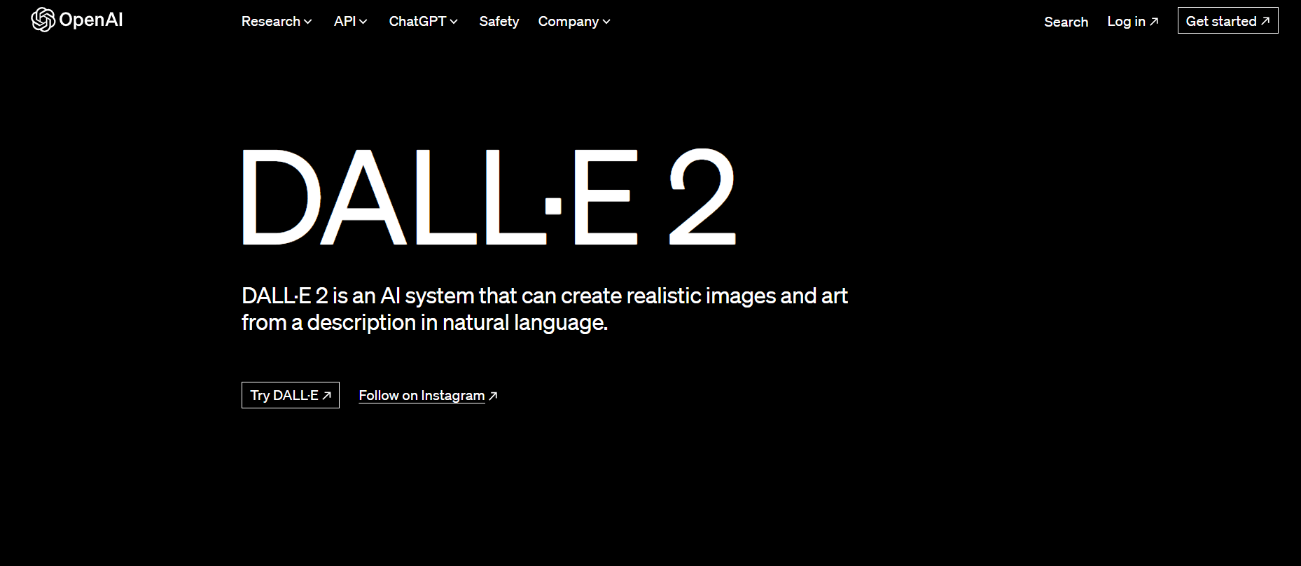 DALL.E Sitio web AI OpenAi