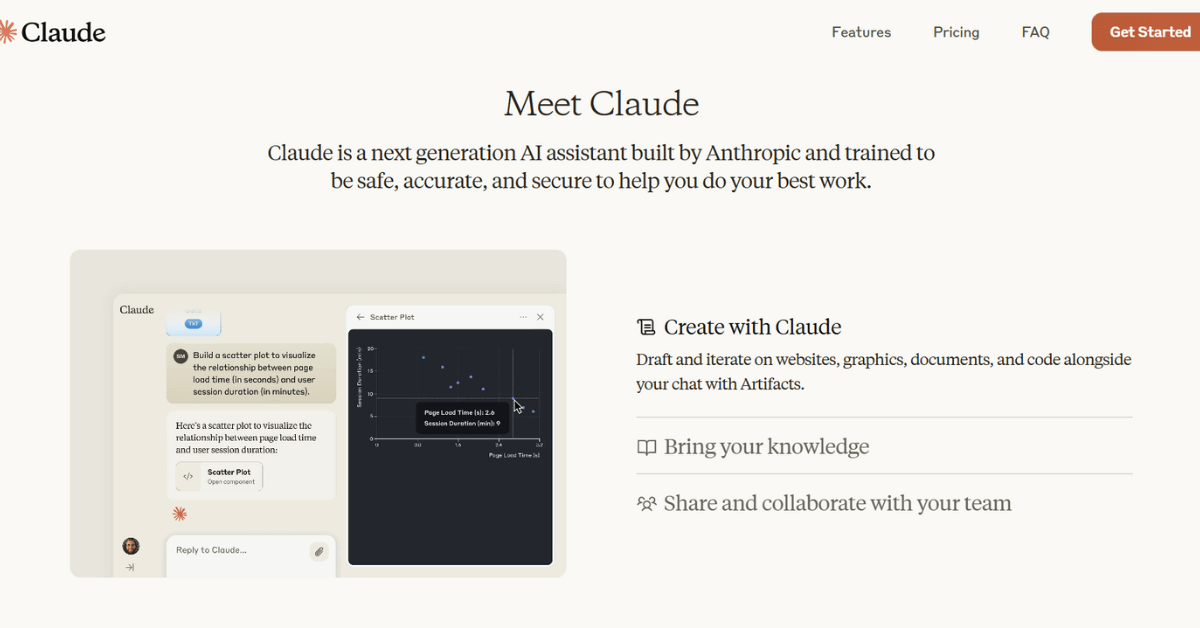 Chatbots de IA avanzados claude.ai
